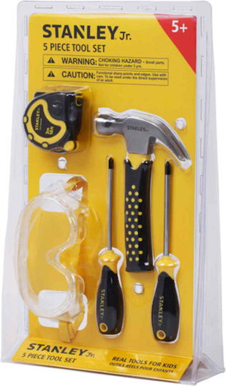 Stanley Jr Toys Σετ Εργαλείων για 3+ Ετών 5τμχ