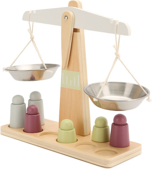 Kids Concept Wooden Kitchen Scale Made of Wood for 3+ Years