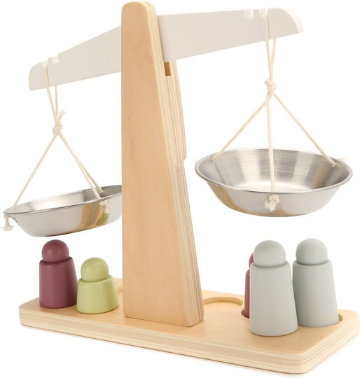 Kids Concept Wooden Kitchen Scale Made of Wood for 3+ Years