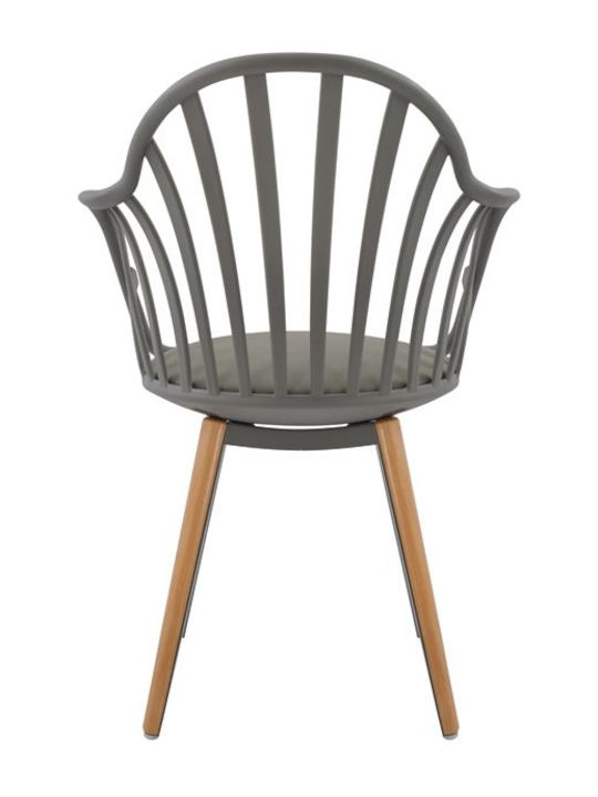 Anais Stühle Speisesaal Gray 1Stück 60x61x85.5cm