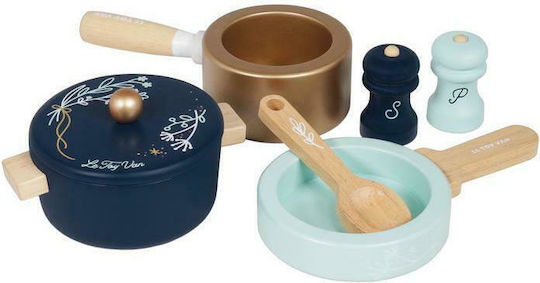 Le Toy Van Pots & Pans από Ξύλο για 3+ Ετών 6τμχ