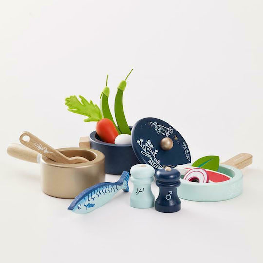 Le Toy Van Pots & Pans από Ξύλο για 3+ Ετών 6τμχ