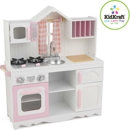 Kidkraft Κουζίνα Modern Coutry από Ξύλο για 3+ Ετών