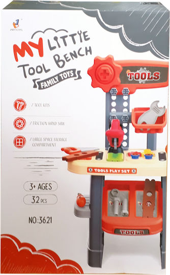 Zita Toys Kids Workbench for 3+ Years Old 32pcs