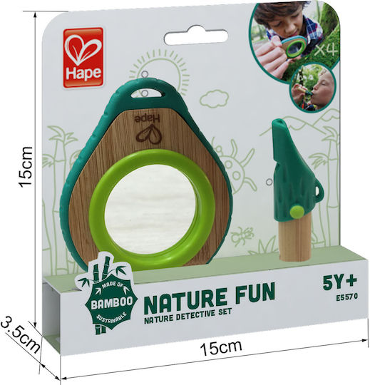 Hape Nature Detective Set Wooden For 5+ Years 27 cm 2 Pieces