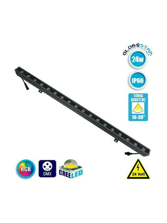 GloboStar Genius Φωτιστικό LED Wall Washer 24W 24x4cm