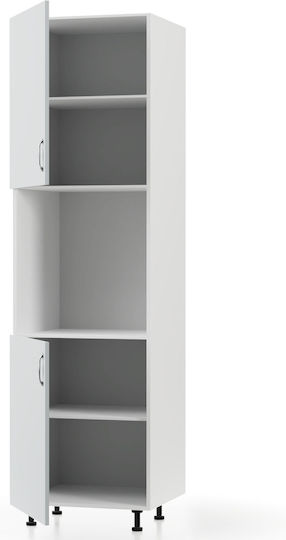 Modest Στήλη Κουζίνας Γκρί 60x57x214εκ.
