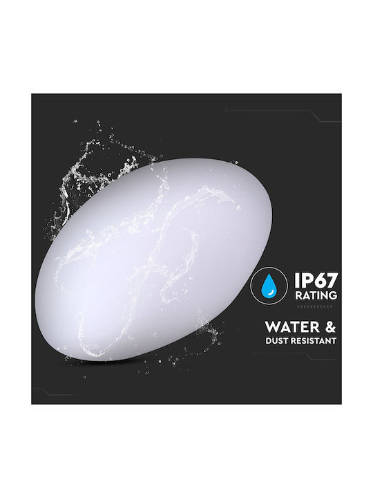 V-TAC VT-7802 Φωτιστικό Γλόμπος LED Εξωτερικού Χώρου 1W RGB IP67