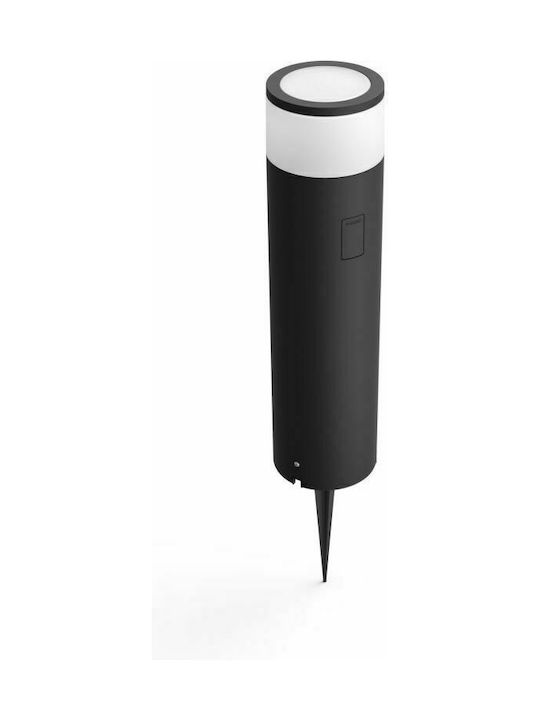 Philips Calla Φωτιστικό Δαπέδου LED Εξωτερικού Χώρου 8W RGB IP65 Μαύρο