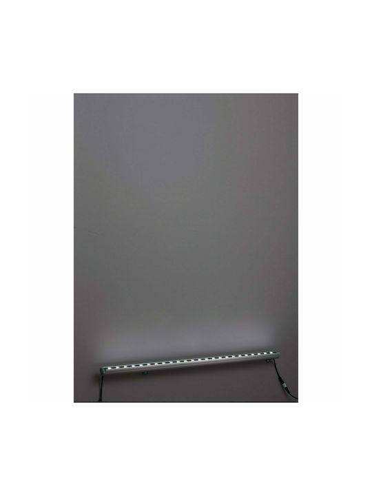 Viokef Trik Εξωτερικό Φωτιστικό LED Wall Washer 24W με Θερμό Λευκό Φως IP66 Γκρι