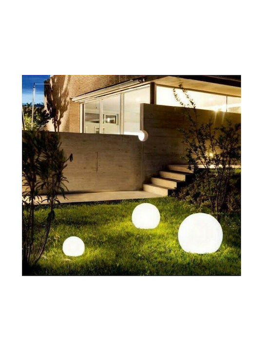 Nowodvorski Outdoor Floor Lamp Globe for Exterior Space 40W IP44 for E27 Socket White