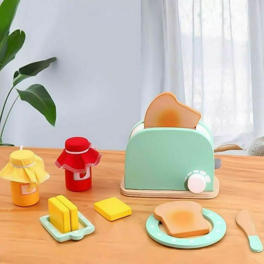 Ecotoys Τοστιέρα από Ξύλο 11τμχ
