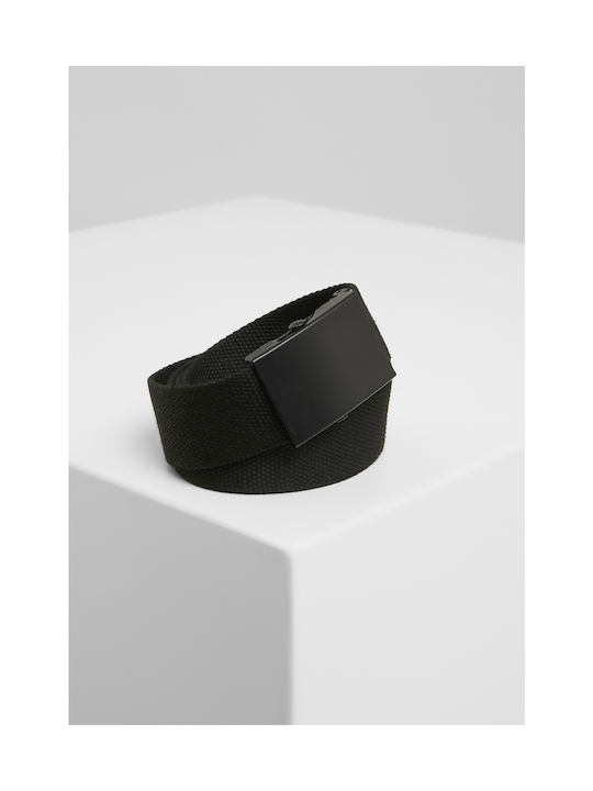 TB2774 Herren Gürtel Stoff Gürtel aus Gewebe Grey / Black