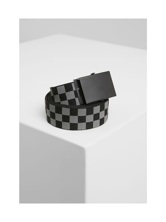 TB2774 Herren Gürtel Stoff Gürtel aus Gewebe Grey / Black