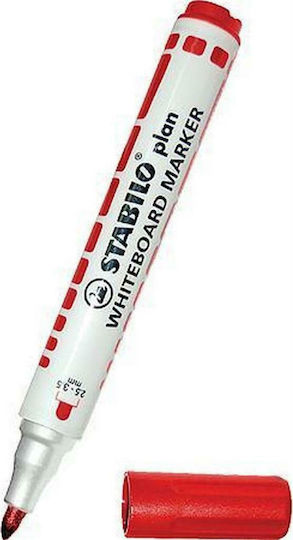 Stabilo Plan Whiteboard Marker 3.5mm Red