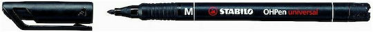 Stabilo ΟΗPen Universal M Marker pentru Folii 1mm NEGRU