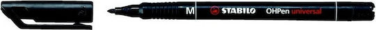 Stabilo ΟΗPen Universal M Marker pentru Folii 1mm NEGRU