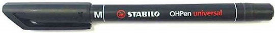 Stabilo ΟΗPen Universal M Marker pentru Folii 1mm NEGRU