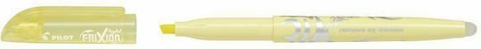 Pilot Frixion Light Soft Textmarker 3.3mm Pastel Yellow 12Stück