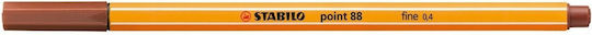 Stabilo Point 88 Marker de Proiectare 0.4mm Deep Red