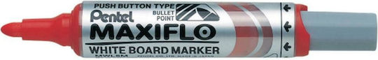 Pentel Maxiflo Μαρκαδόρος Πίνακα Κόκκινος 2.5mm