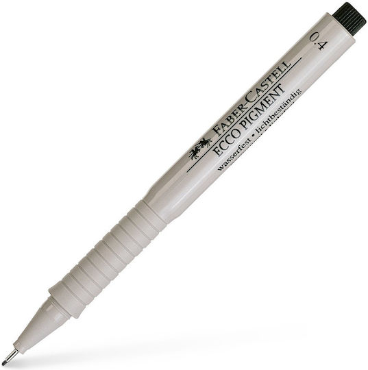 Faber-Castell Ecco Pigment Fineliner Design Markers 0.4mm Black 10pcs