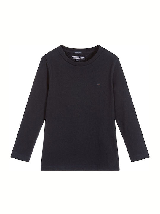 Kids' Shirt Long Sleeve Jetblack BASIC
