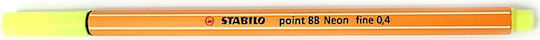 Stabilo Point 88 Μαρκαδόρος Σχεδίου Lemon Yellow 0.4mm