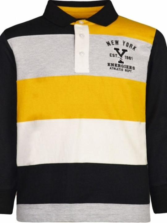 Energiers Children's Polo Long Sleeve Multicolour