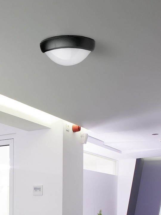 V-TAC Aplica de exterior montată pe perete LED IP66 12W cu Alb Cald Lumină 11.5x22.5x22.5εκ.