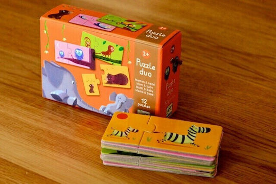 Kids Puzzle Mom & Child for 3+ years+ Years 2pcs Djeco