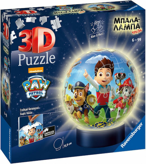 Puzzleball Paw Patrol pentru 6+ ani+ Ani 72buc Ravensburger