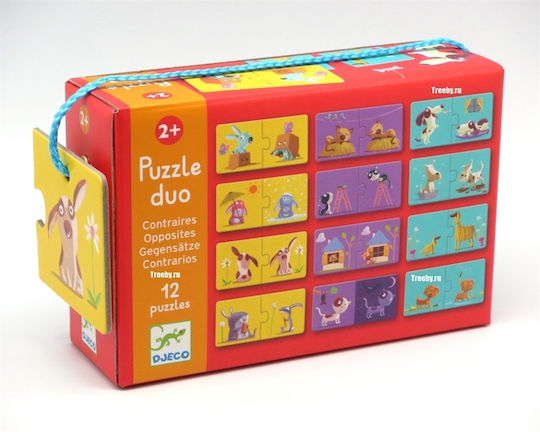 Kids Puzzle Opposites for 2+ years+ Years 12pcs Djeco