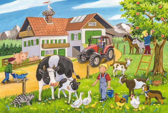 Παιδικό Puzzle Farm για 3+ Ετών 24pcs Schmidt Spiele