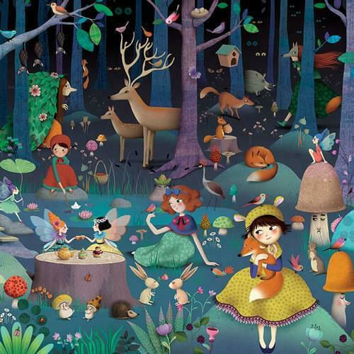 Παιδικό Puzzle Δάσος για 5+ Ετών 100pcs Djeco