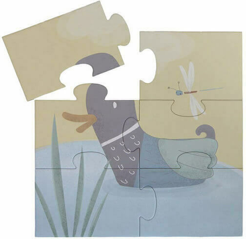 Wooden Kids Puzzle Goose for 3++ Years 35pcs Little Dutch