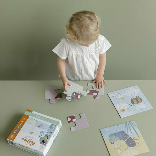 Wooden Kids Puzzle Goose for 3++ Years 35pcs Little Dutch
