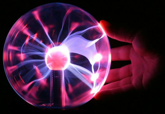 Magic Plasma Light Ball Dekorative Lampe Plasma-Kugel Schwarz