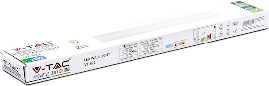 V-TAC Modern Lumină de Perete cu LED Integrat și Lumină Alb Natural 61x9x3.5cm