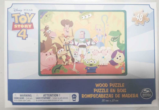 Wooden Kids Puzzle Toy Story 4 48pcs Spin Master