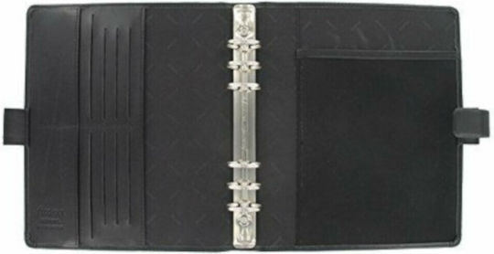 Filofax Metropol Α5 Weekly Organizer Black Leather 20.5x23.5cm
