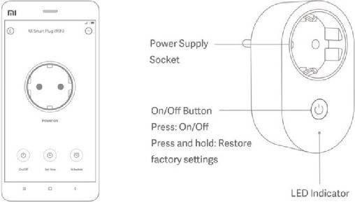 Xiaomi Imilab Smart Plug Smart Μονόπριζο