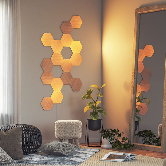 Nanoleaf WiFi Dekorative Lampe Sechseck Beige 3Stück