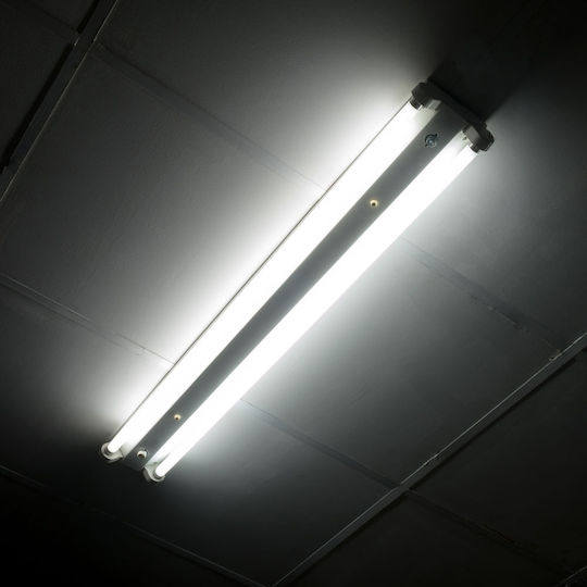 V-TAC Lighting Batten with 2 Slots for LED Lamps T8 60cm
