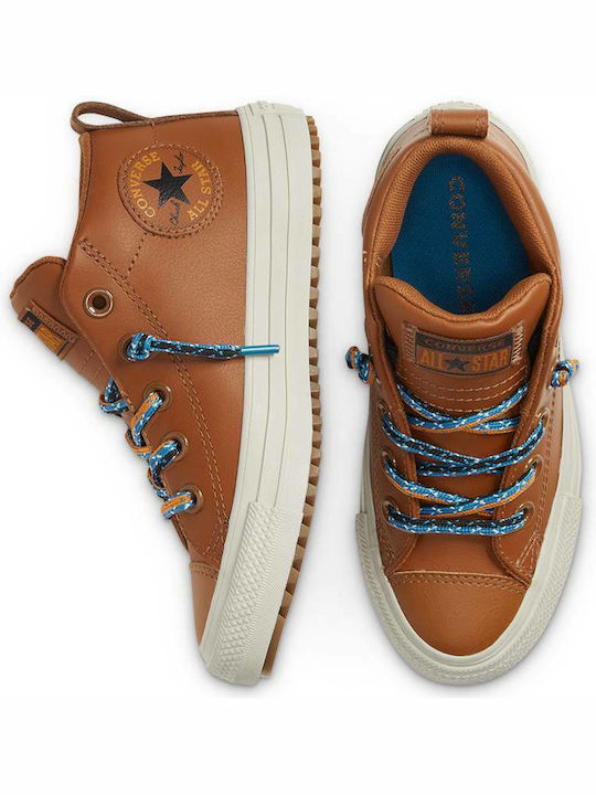 CHUCK TAYLOR ALL STAR STREET Παιδικά Sneakers High Ανατομικά Ταμπά