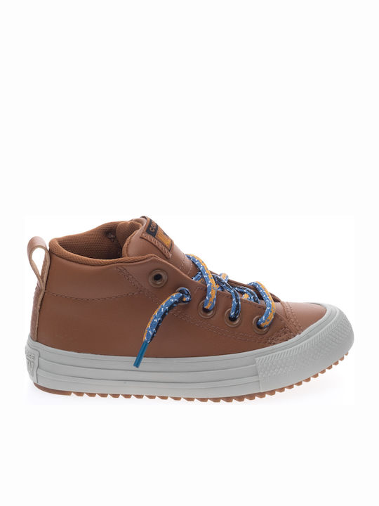 CHUCK TAYLOR ALL STAR STREET Παιδικά Sneakers High Ανατομικά Ταμπά