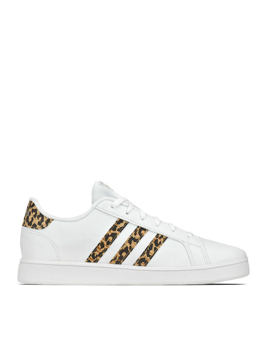 Grand Court Παιδικά Sneakers Cloud White / Champagne Met.