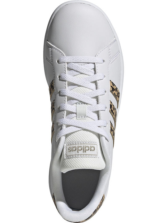 Grand Court Παιδικά Sneakers Cloud White / Champagne Met.