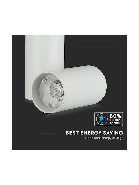 V-TAC Single LED Cool White Spot in White Color