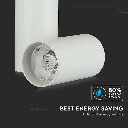V-TAC Single LED Cool White Spot in White Color